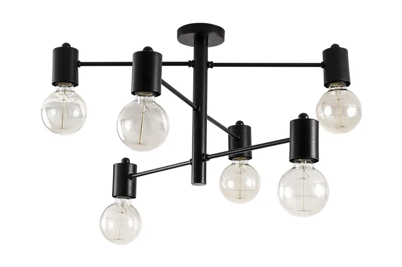 Opviq Hexa Taklampa, Svart