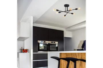 Opviq Tel Stor Taklampa Plafond - Vardagsrum - Sovrum - Kök - Svart - Products - Belysning - Lampor & belysning inomhus - Taklampa & takbelysning