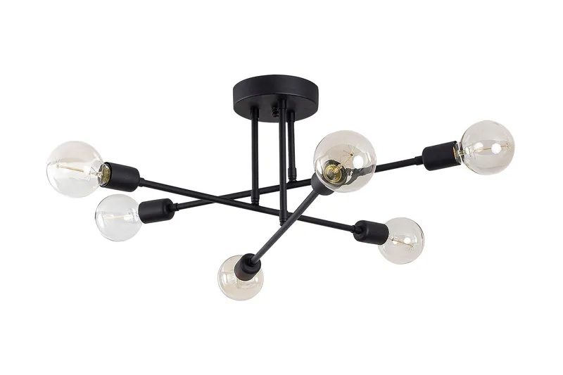 Opviq Tel Stor Taklampa Plafond - Vardagsrum - Sovrum - Kök - Svart - Products - Belysning - Lampor & belysning inomhus - Taklampa & takbelysning
