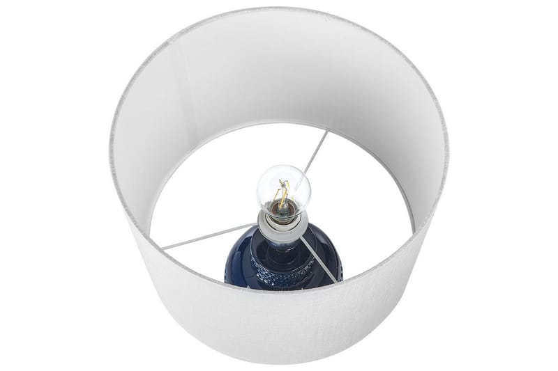 Samoste Bordslampa 53 cm E27 - Marinblå/Vit - Products - Belysning - Lampor & belysning inomhus - Sovrumslampa - Sänglampa - Sängbordslampa