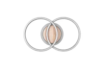 Giro LED Taklampa rund mattsvart/ trä - Mattsvart/Trä - Products - Belysning - Lampor & belysning inomhus - Taklampa & takbelysning - Takplafond