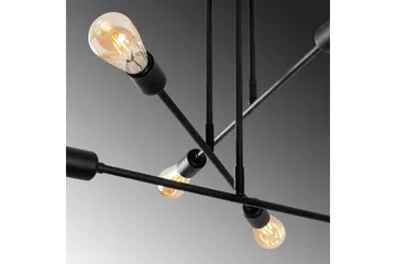 Ljuskrona Pareek Svart - Svart - Products - Belysning - Lampor & belysning inomhus - Taklampa & takbelysning - Takplafond