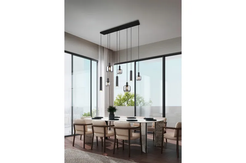 Pendel TRIO Mataro 8-del - 8-del - Products - Belysning - Lampor & belysning inomhus - Taklampa & takbelysning - Kökslampa & taklampa kök