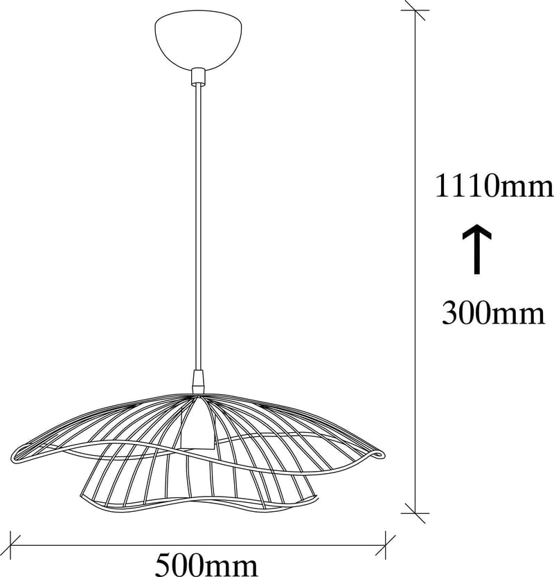Taklampa Tell 6500 - Svart - Products - Belysning - Lampor & belysning inomhus - Taklampa & takbelysning - Pendellampa & hänglampa