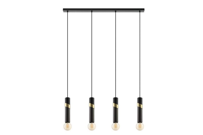 Takpendel Eglo Cedral Svart/Mässing med 4 Lampor