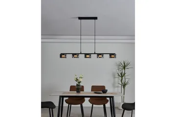 Takpendel Eglo Copillos Svart/Transparent med 5 Lampor - Products - Belysning - Lampor & belysning inomhus - Taklampa & takbelysning - Pendellampa & hänglampa