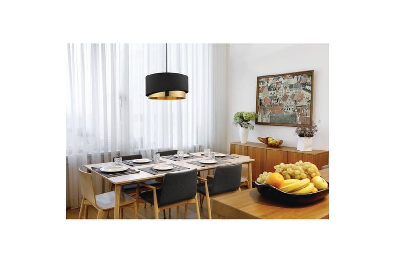 Takpendel Eglo Manderline Svart/Mässing 45 cm - 45 cm - Products - Belysning - Lampor & belysning inomhus - Taklampa & takbelysning - Pendellampa & hänglampa