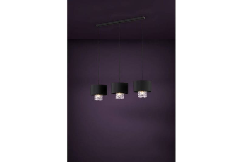 Takpendel Eglo Sapuara Svart Kristall med 3 Lampor - Products - Belysning - Lampor & belysning inomhus - Taklampa & takbelysning - Pendellampa & hänglampa