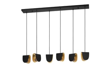 Takpendel Eglo Serenara Svart/Guld med 6 Lampor - Products - Belysning - Lampor & belysning inomhus - Taklampa & takbelysning - Pendellampa & hänglampa