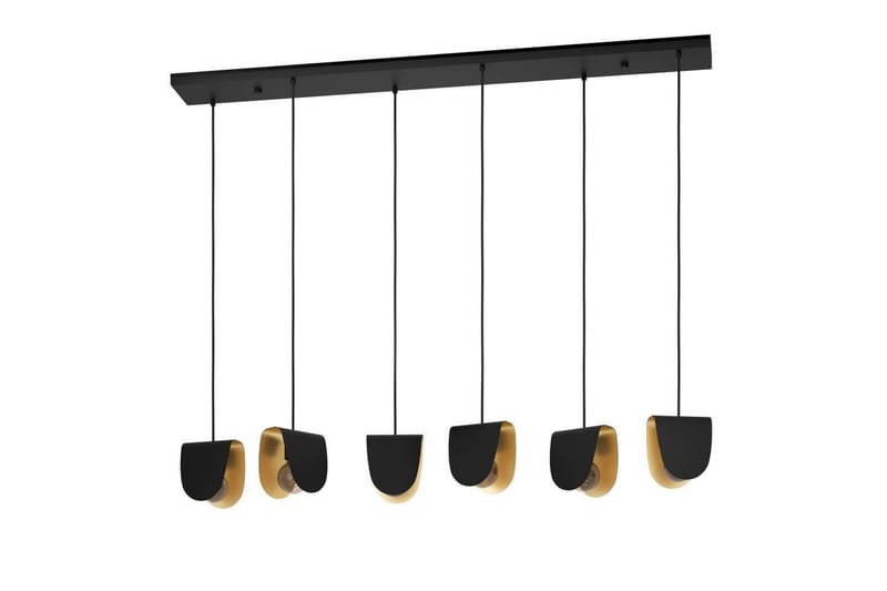 Takpendel Eglo Serenara Svart/Guld med 6 Lampor - Products - Belysning - Lampor & belysning inomhus - Taklampa & takbelysning - Pendellampa & hänglampa