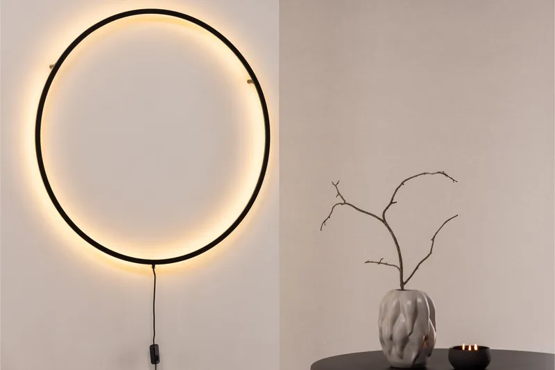 Sörmjöle x Josefin Lustig Väggplafond 100 cm - Svart - Products - Belysning - Lampor & belysning inomhus - Vägglampa - Väggplafond