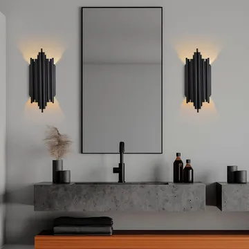 Vägglampa Reis 13340 - Svart - Products - Belysning - Lampor & belysning inomhus - Vägglampa - Väggplafond