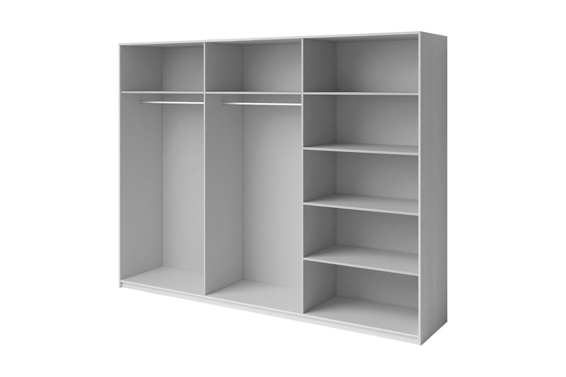 Bovera Garderob 61x270 cm - Askgrå - Products - Förvaring - Garderober & garderobssystem