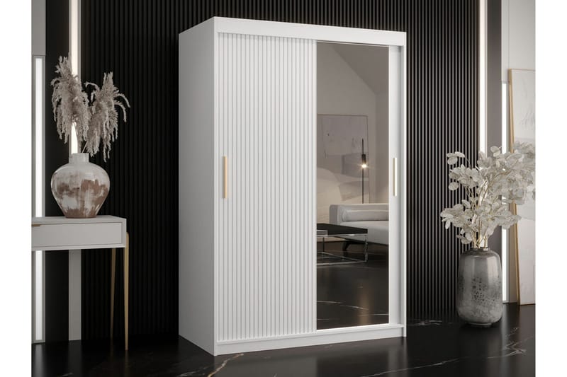 Dunvegan Garderob m. Spegel - Vit - Products - Förvaring - Garderober & garderobssystem