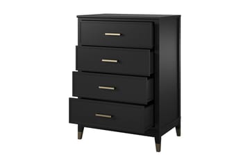 Westerleigh Byrå 76x50 cm Svart/Guld - CosmoLiving - Products - Förvaring - Förvaringsmöbler - Byrå - Hallbyrå