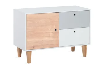 Concept Byrå Vit/Grå/Natur - VOX - Products - Förvaring - Förvaringsmöbler - Byrå