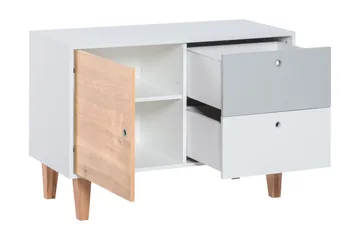 Concept Byrå Vit/Grå/Svart - VOX - Products - Förvaring - Förvaringsmöbler - Byrå