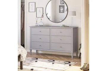 Evgeni Byrå 6 lådor - Grå - Products - Förvaring - Förvaringsmöbler - Byrå