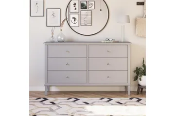 Evgeni Byrå 6 lådor - Grå - Products - Förvaring - Förvaringsmöbler - Byrå