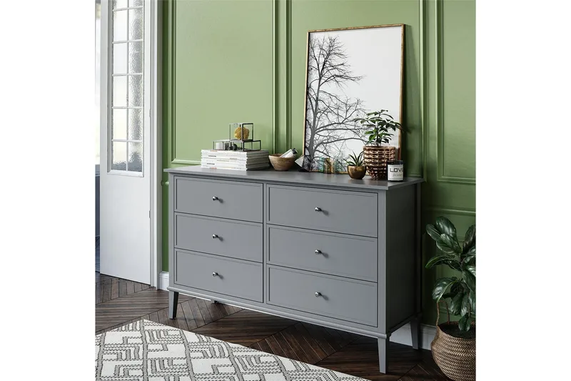 Evgeni Byrå 6 lådor - Grå - Products - Förvaring - Förvaringsmöbler - Byrå