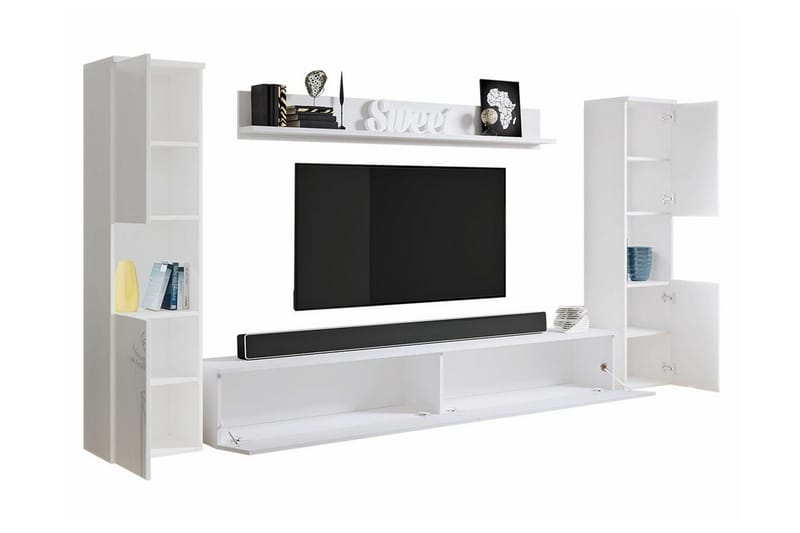Galbally Möbelset För Vardagsrum - Vit - Products - Förvaring - Förvaringsmöbler - Möbelset för vardagsrum