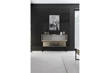 Luxe Byrå 120 cm - Beige/Svart - Products - Förvaring - Förvaringsmöbler - Byrå