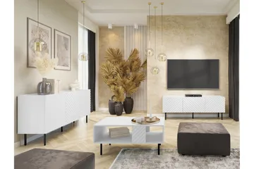 Munkedal Möbelset För Vardagsrum - Vit - Products - Förvaring - Förvaringsmöbler - Möbelset för vardagsrum