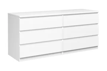 Naia Byrå 154 cm - Vit/Högglans - Products - Förvaring - Förvaringsmöbler - Byrå