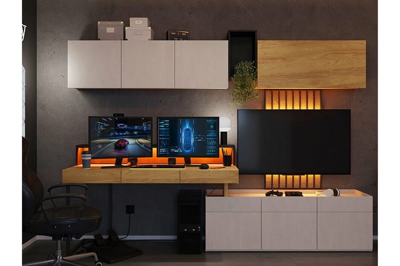 Rathmore Möbelset För Vardagsrum - Svart - Products - Förvaring - Förvaringsmöbler - Möbelset för vardagsrum