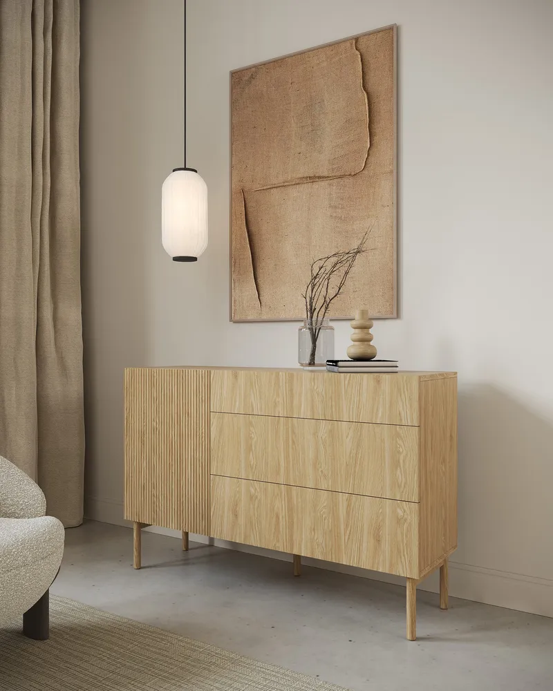 Takayo Byrå 140 cm - Ek - Products - Förvaring - Förvaringsmöbler - Byrå