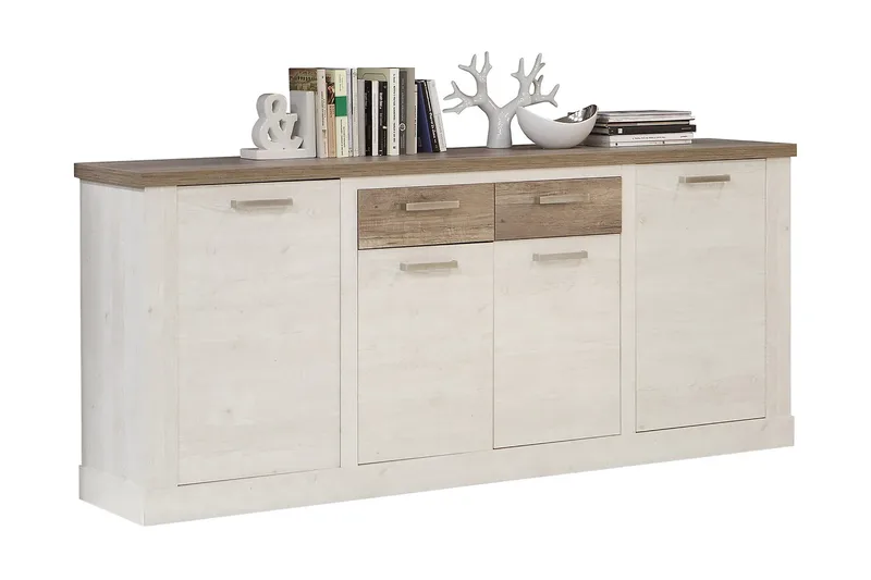 Talebi Skänk 41x213 cm - Brun/Vit - Products - Förvaring - Förvaringsmöbler - Sideboard & skänk
