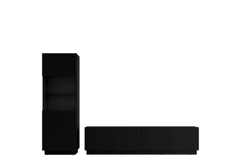 Torvalen M öbelset För Vardagsrum, Svart