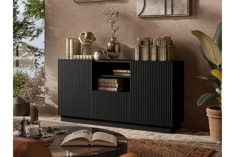 Torvalen Skänk 150x42 cm - Svart - Products - Förvaring - Förvaringsmöbler - Sideboard & skänk