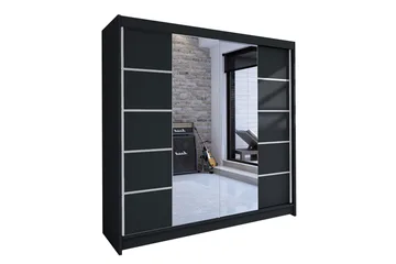 Garderob Talin - Svart - Products - Förvaring - Garderober & garderobssystem