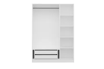 Fruitland Garderob 135 cm - Cream - Products - Förvaring - Garderober & garderobssystem - Garderobsskåp