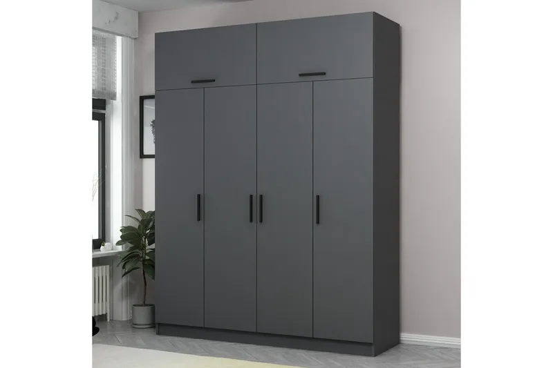 Fruitland Garderob 180 cm, Antracit