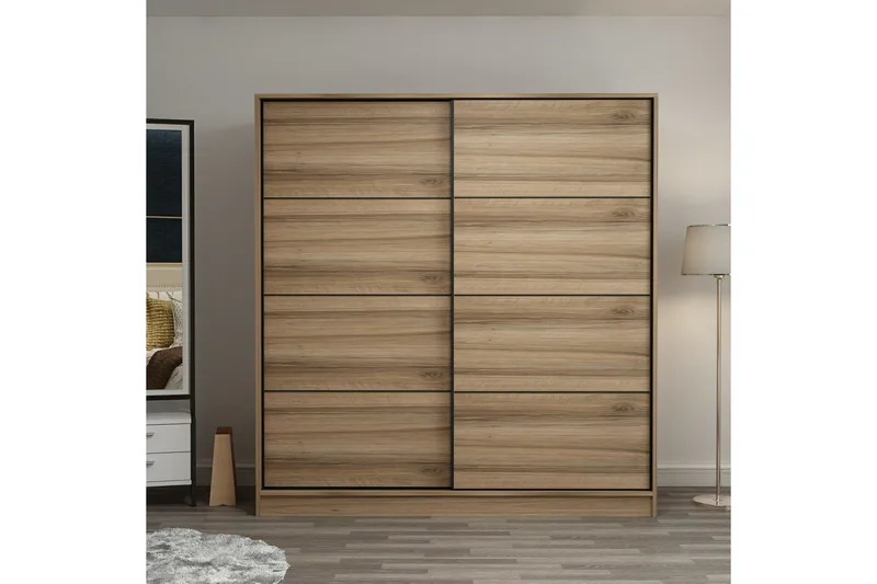 Fruitland Garderob 180 cm, Ek