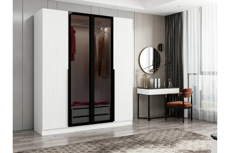 Fruitland Garderob 180 cm, Vit