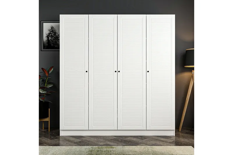 Fruitland Garderob 180 cm, Vit