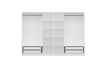 Fruitland Garderob 270 cm - Vit - Products - Förvaring - Garderober & garderobssystem - Garderobsskåp
