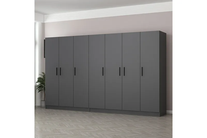 Fruitland Garderob 315 cm, Antracit