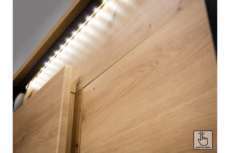 Quant Garderob 50x95 cm - Ek/Svart - Products - Förvaring - Garderober & garderobssystem - Garderobsskåp