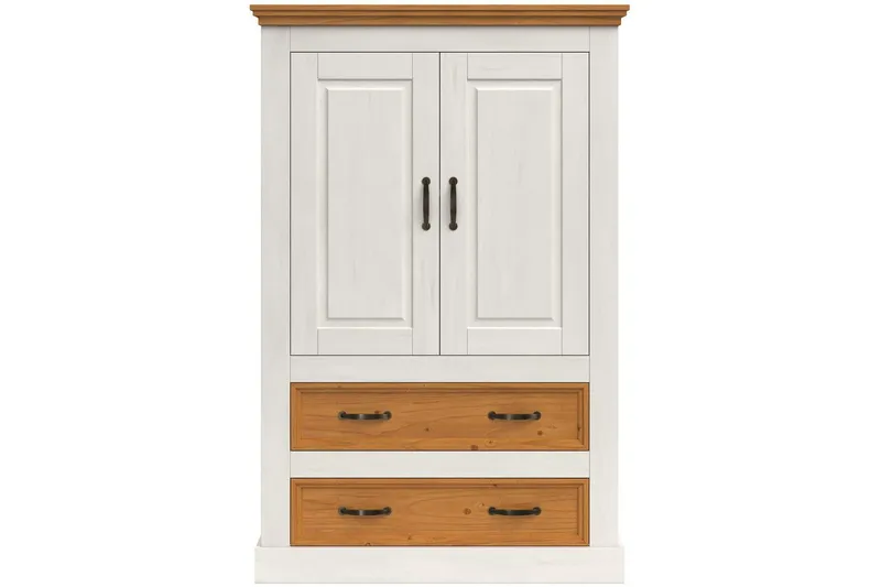 Selma Garderob 86x131 cm - Vit - Products - Förvaring - Garderober & garderobssystem - Garderobsskåp