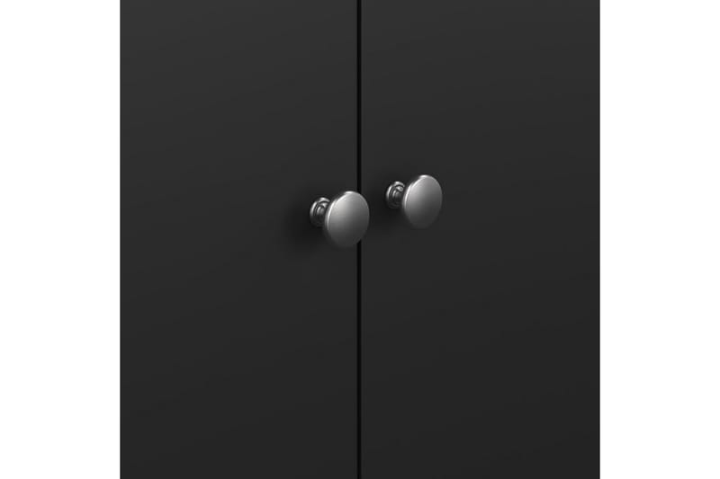 Vallvidera Garderob 102,3x199 cm - Svart - Products - Förvaring - Garderober & garderobssystem - Garderobsskåp