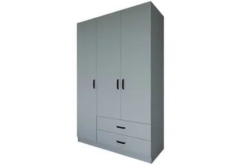 Yaman Garderob 120x181 cm - Grå - Products - Förvaring - Garderober & garderobssystem - Garderobsskåp