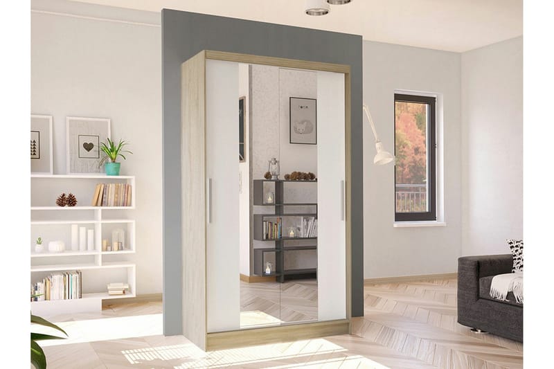 Glenmore Garderob m. Spegel White - Products - Förvaring - Garderober & garderobssystem