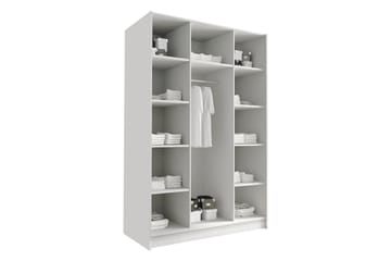 Herrljunga Garderob med Spegel 150 cm - Kashmir/Svart - Products - Förvaring - Garderober & garderobssystem