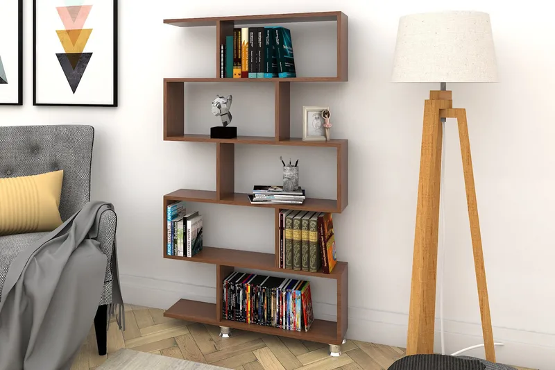 Elegancia Bokhylla - Valnöt - Products - Förvaring - Hylla - Bokhylla