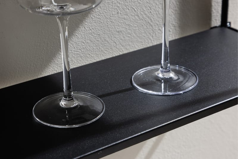 Lyon Tallrikshylla 122x18 cm - Svart - Products - Förvaring - Hylla - Förvaringshylla - Tallrikshylla