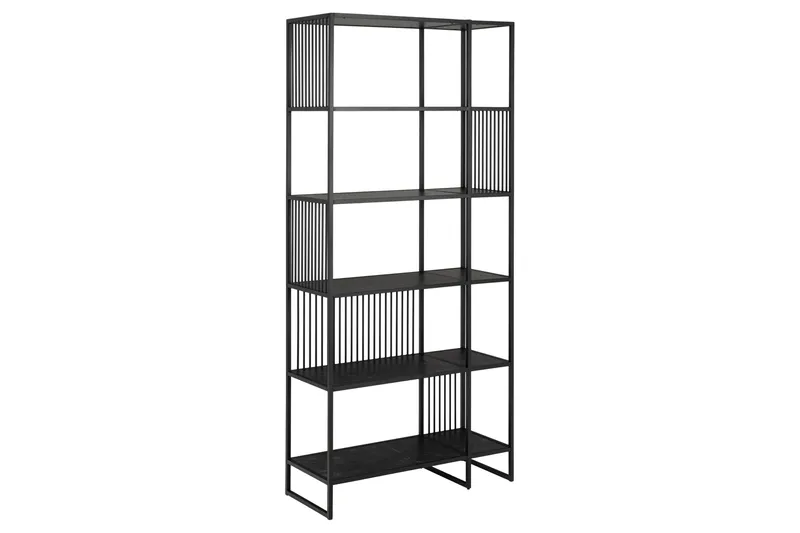 Saklani Bokhylla 85 cm, Svart